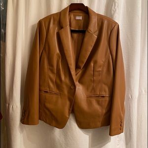 Chico’s Faux Leather Jacket